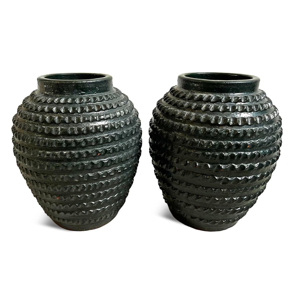 Antique Java Ceramic Vase - Thumbnail 6