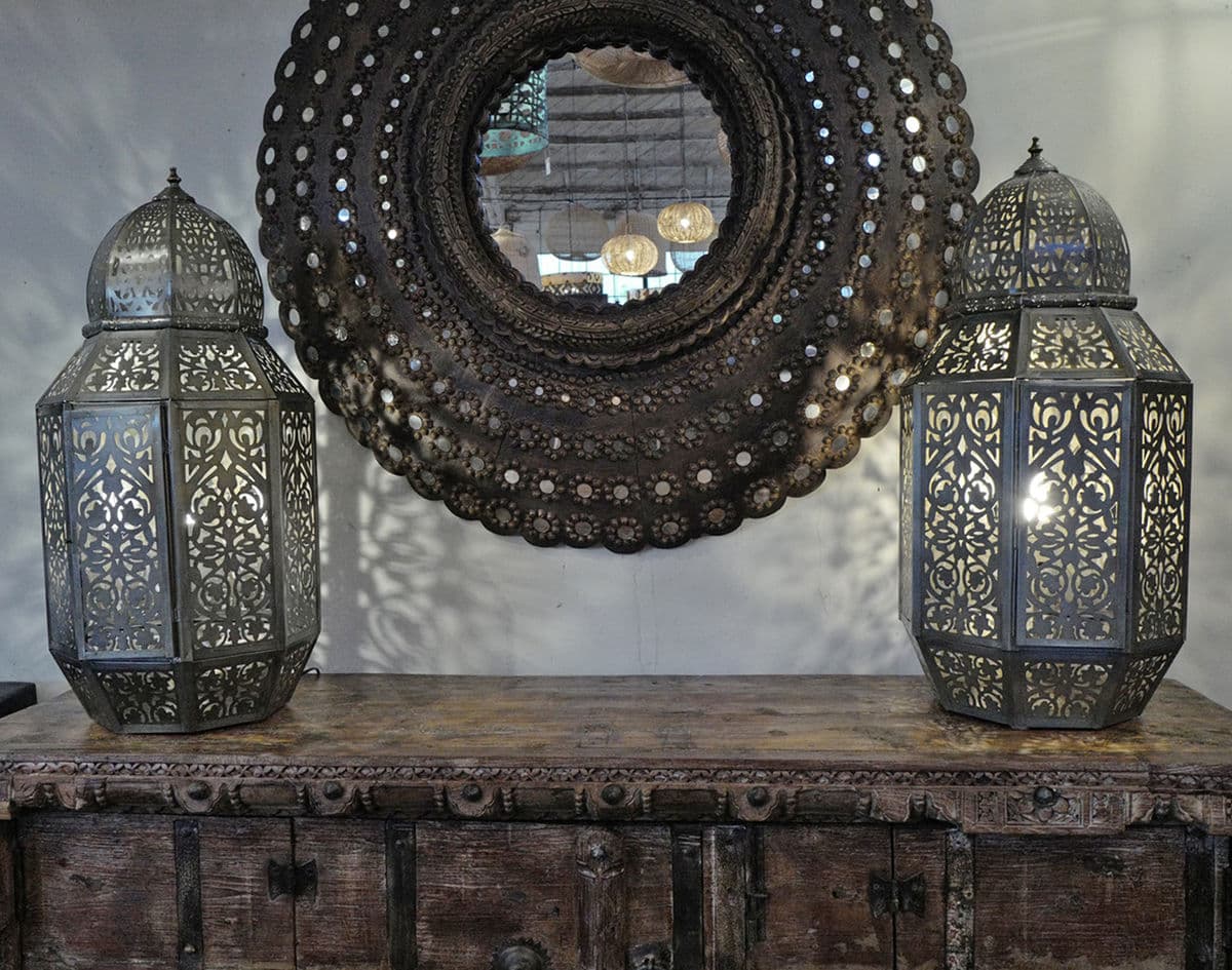 Moorish Tin Table Lantern - Thumbnail 6