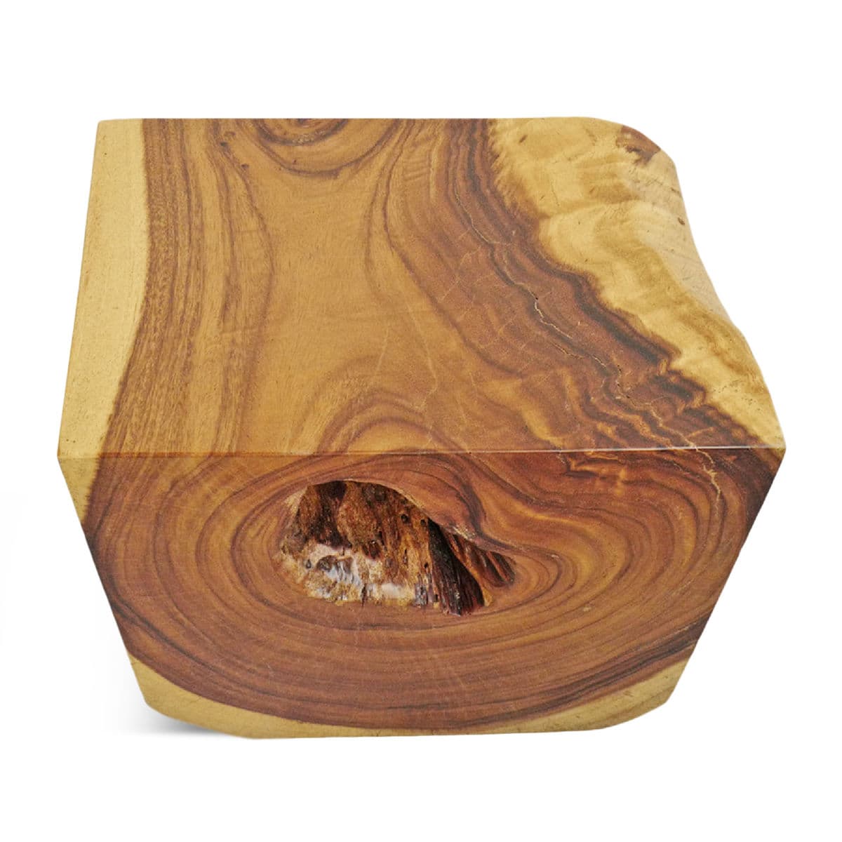 Monkey Pod Block Side Table - Thumbnail 6