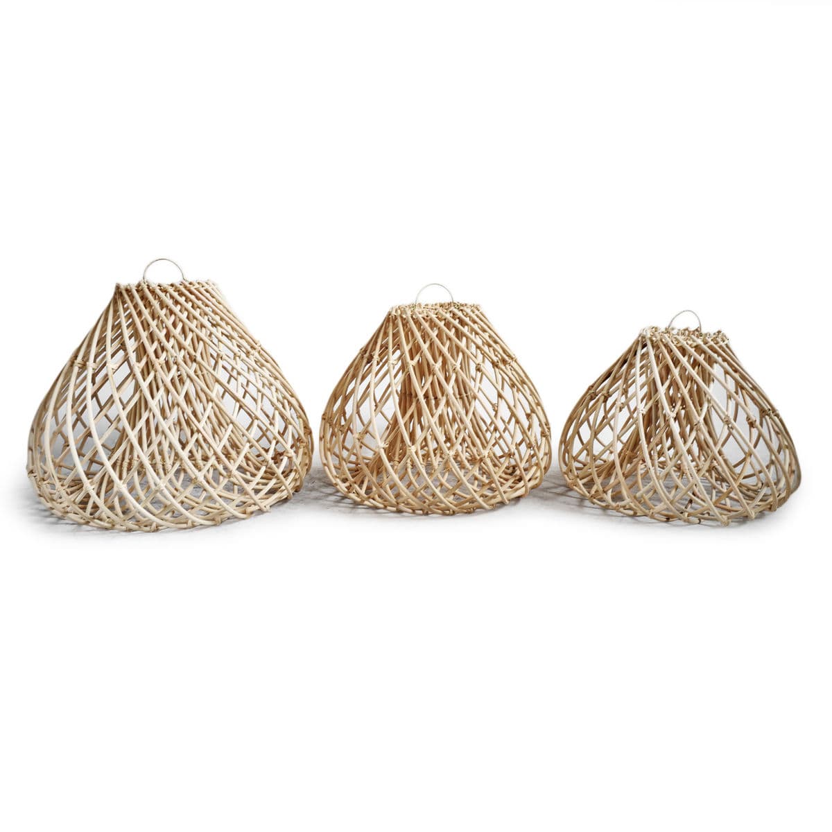 Rattan Java Drop Lantern Large - Thumbnail 6