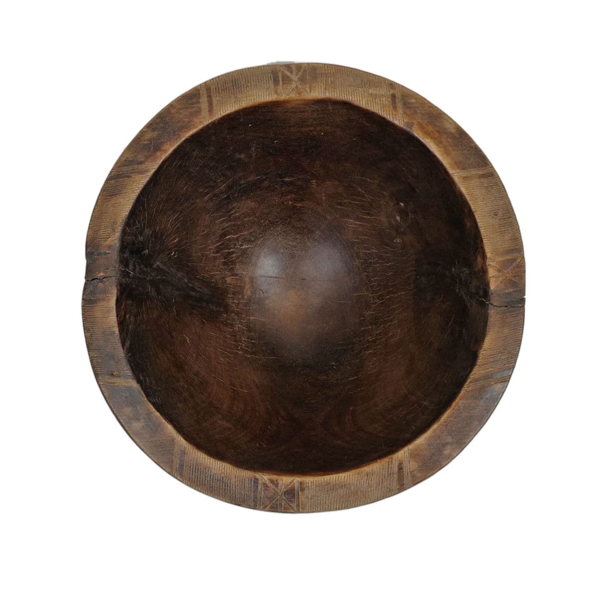 Old Tuareg Wood Bowl - Thumbnail 6