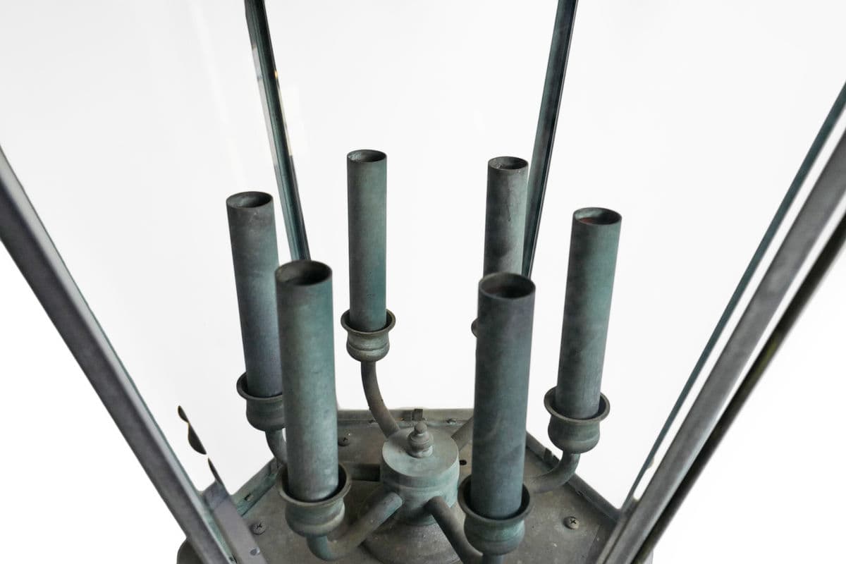 Vintage  Copper Post Table Lamp - Thumbnail 6