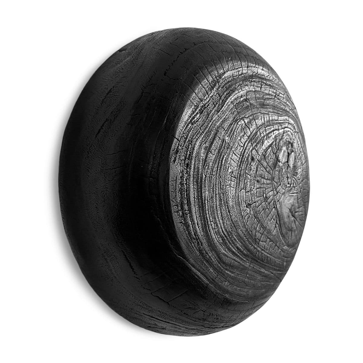 Low Profile Black Wood Bowl - Thumbnail 6
