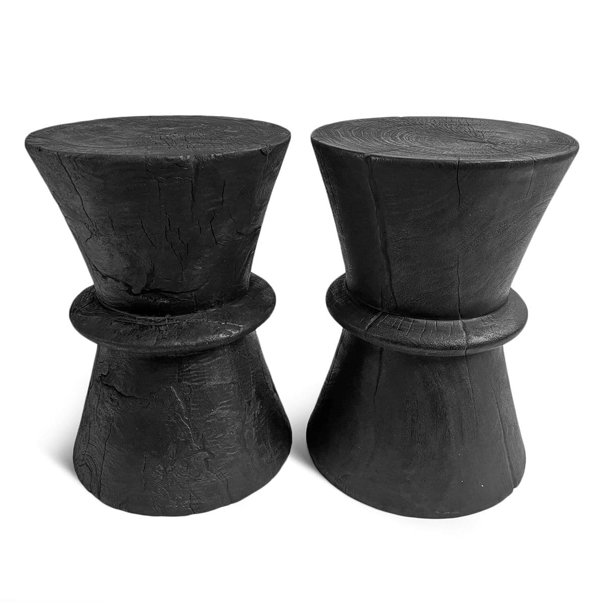 Ebony Bow Tie Stool Table - Thumbnail 6