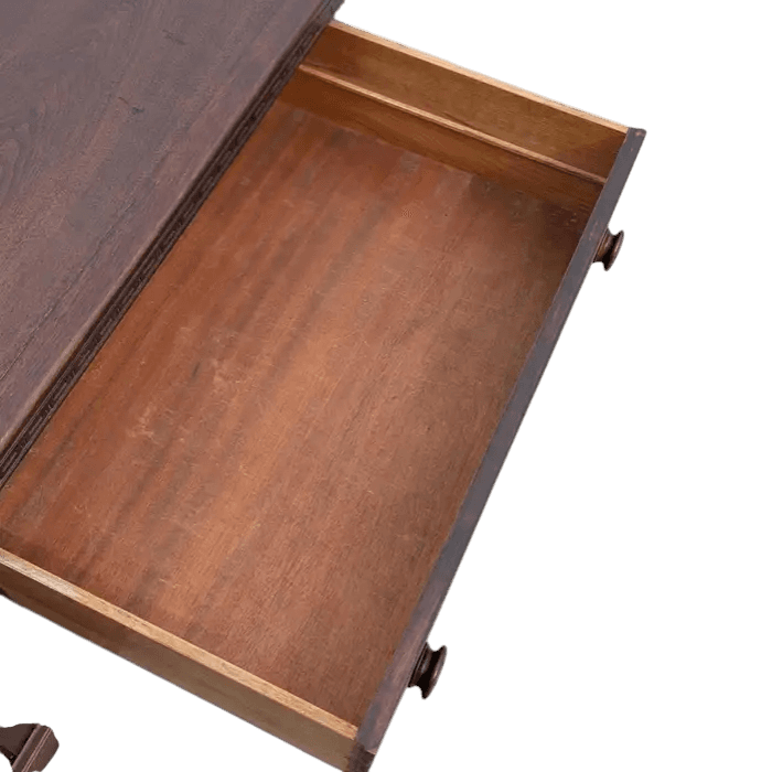 Rare Antique 1920s Signed Baker Furniture Company Walnut Spanish Revival 72" Buffet Sideboard Made in Allegan, Michigan - Thumbnail 6