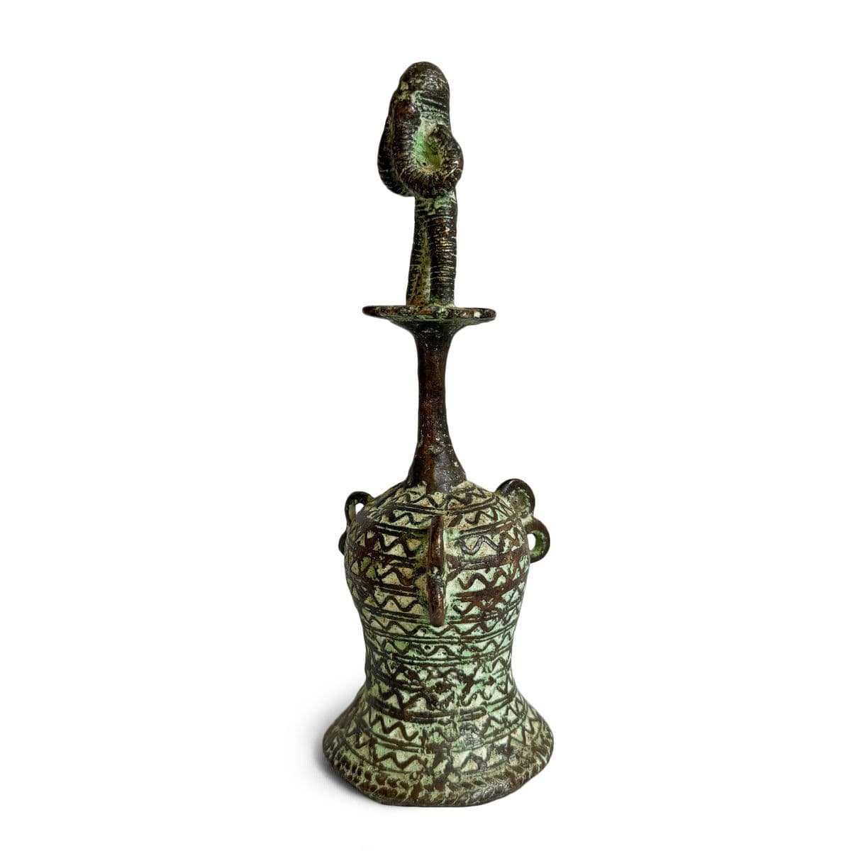 Vintage Kotoko Bronze Bell - Thumbnail 6