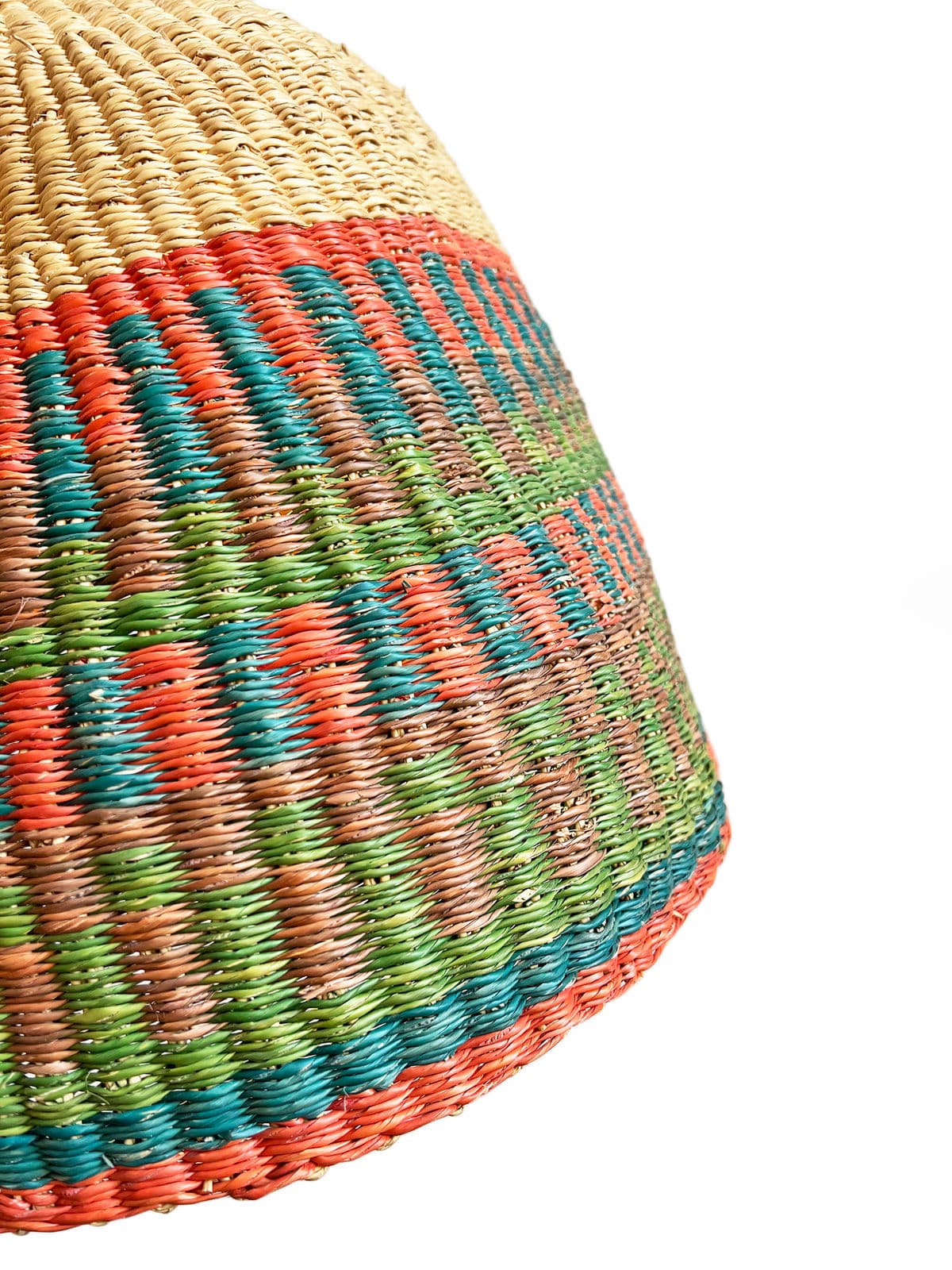 Bolga Wave Basket Light Pendant - Thumbnail 6