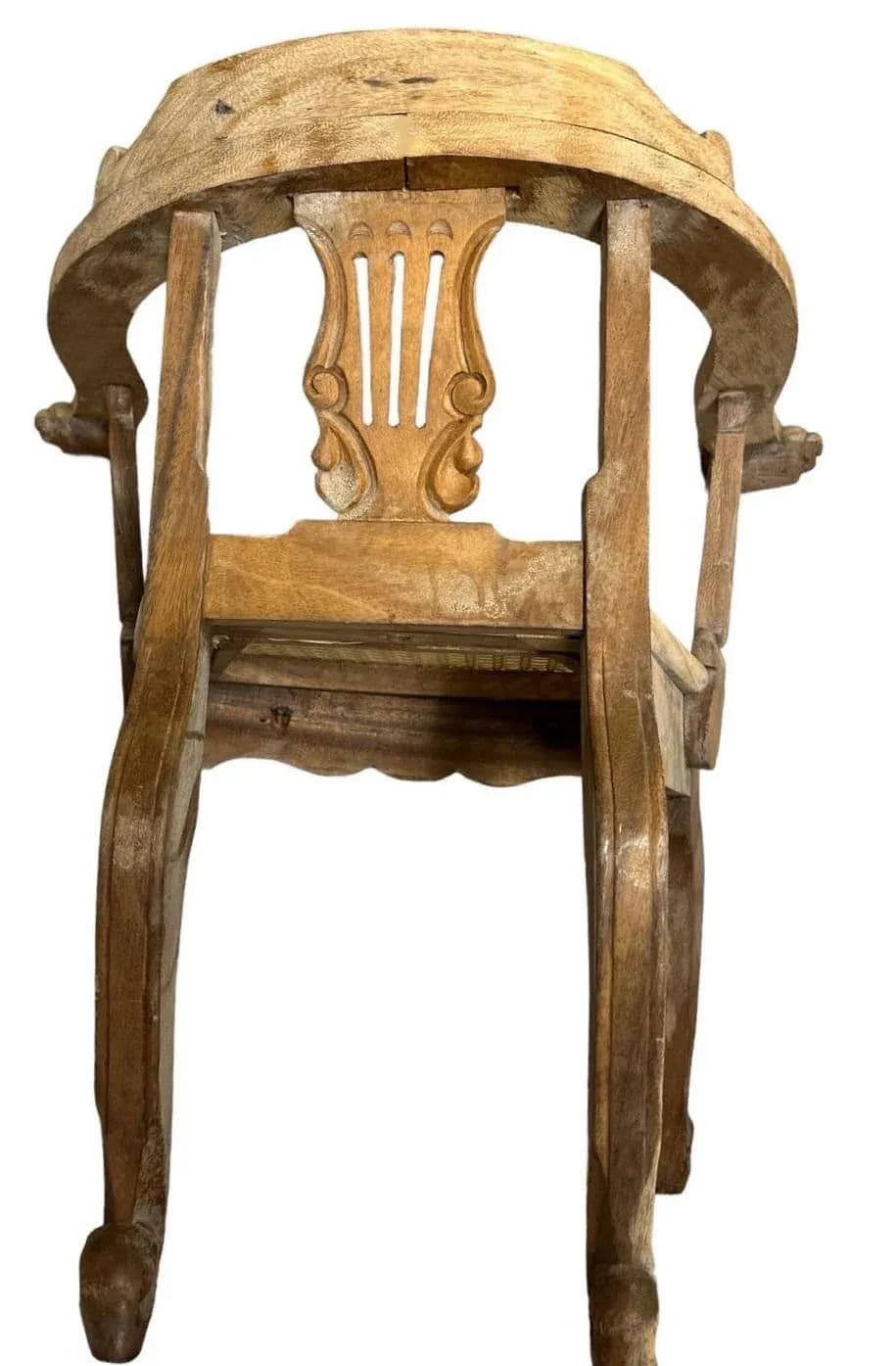Mexican Carved Child’s Armchair - Vintage Late 20th Century - Thumbnail 6