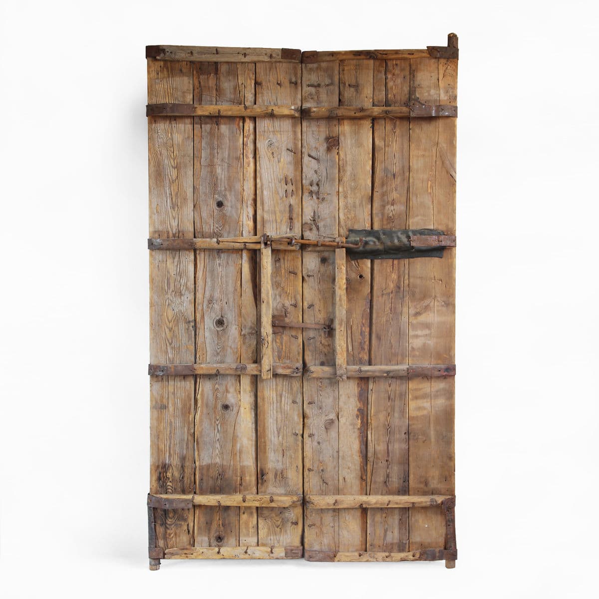 Vintage Yellow Chinese Wood Door - Thumbnail 6