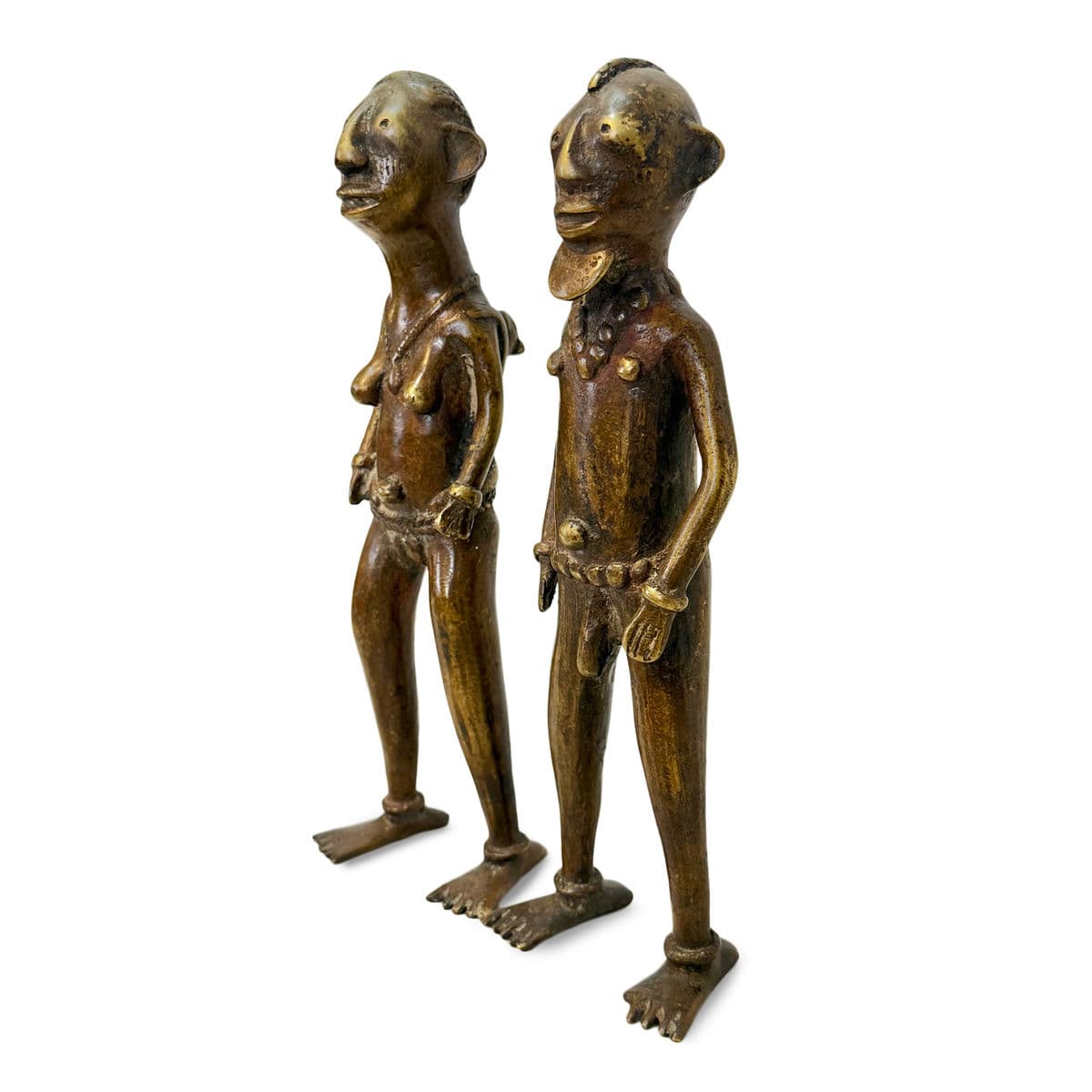 Old Bronze Tikar Figures - Thumbnail 6