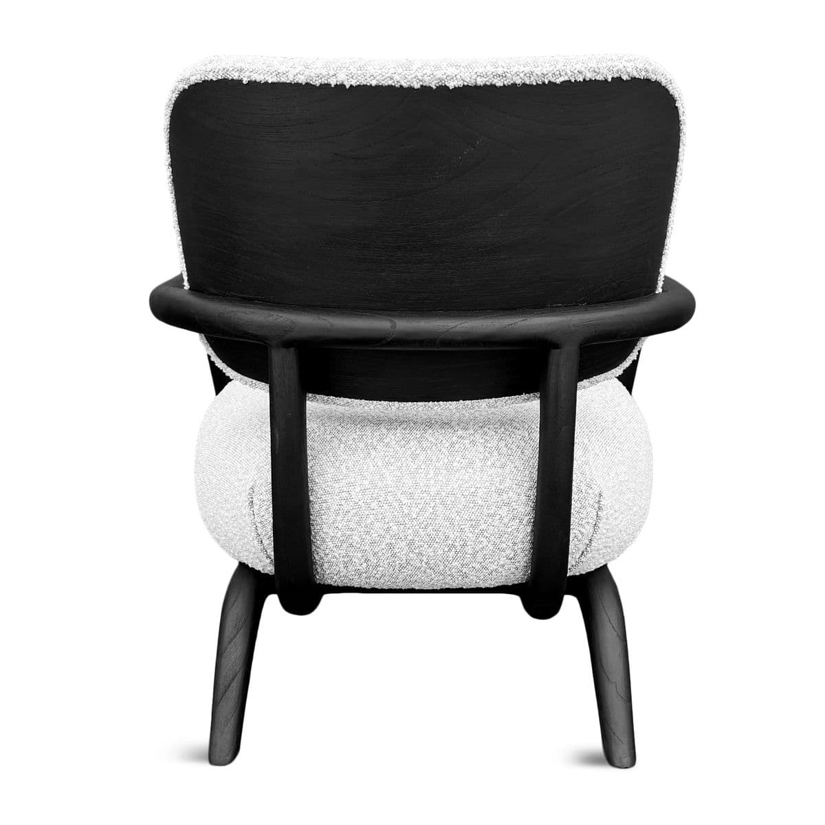 Kenya Black Wood Arm Chair - Thumbnail 6