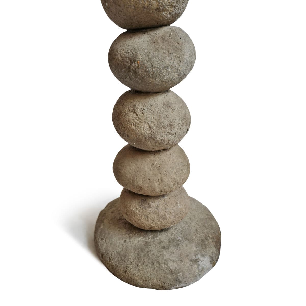 Stacked River Rock Light House Post - Thumbnail 6