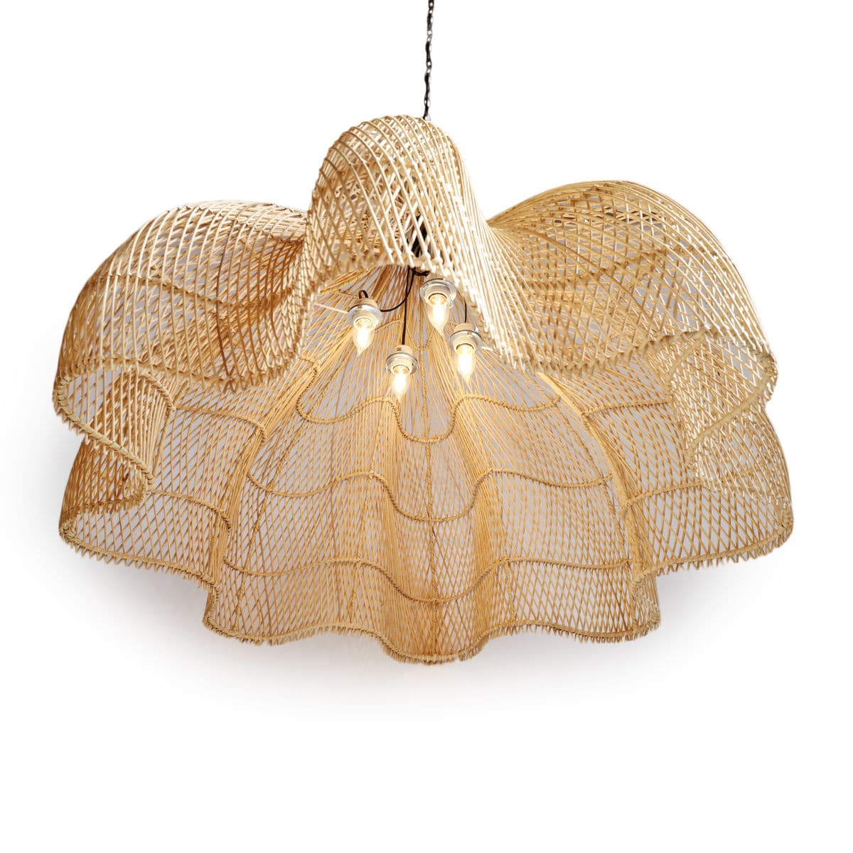 Matador Wicker Chandelier Medium - Thumbnail 6