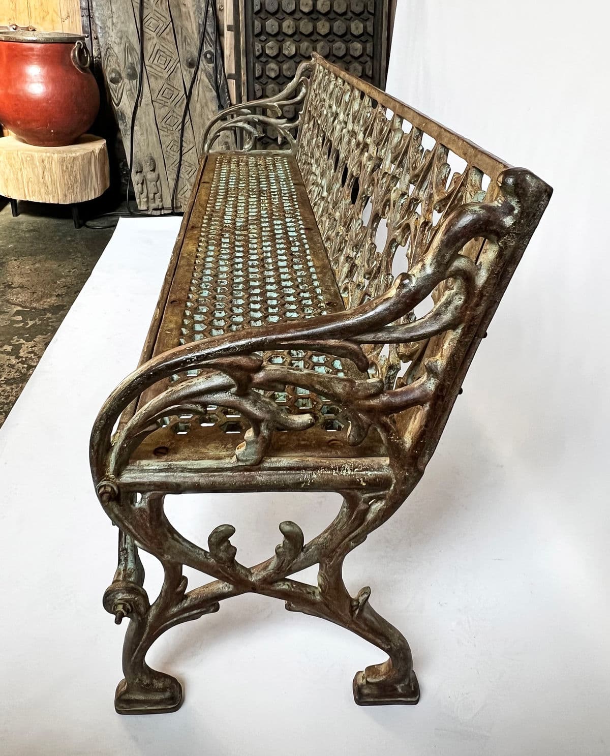 Cast Iron Moorish Bench - Thumbnail 6