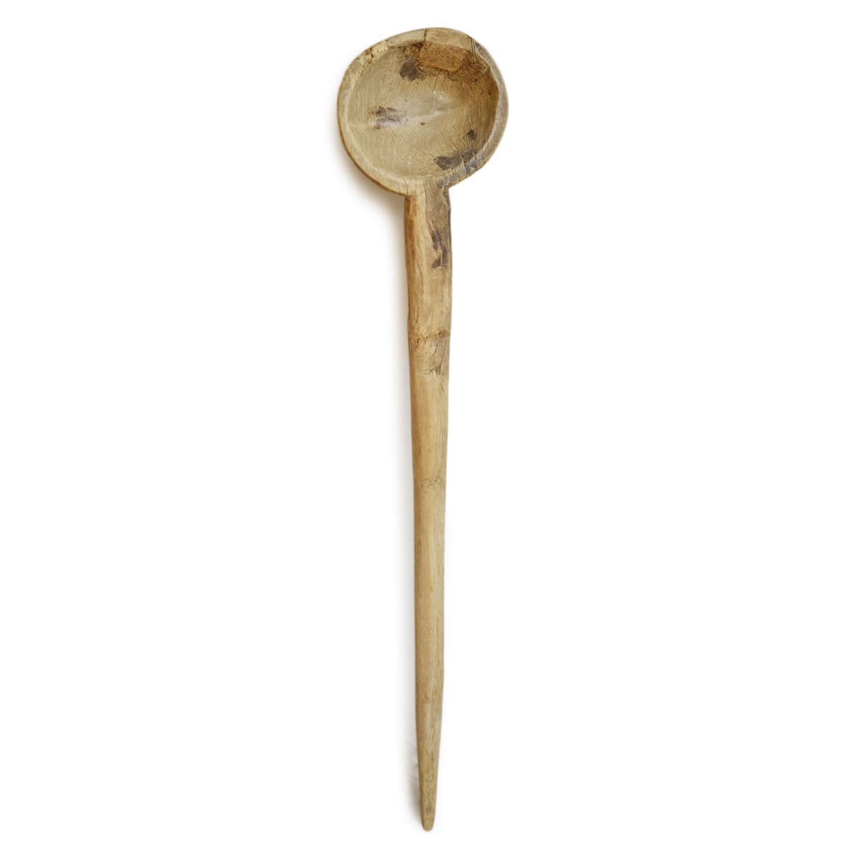Old Bleached Wood Indian Spoons - Thumbnail 6
