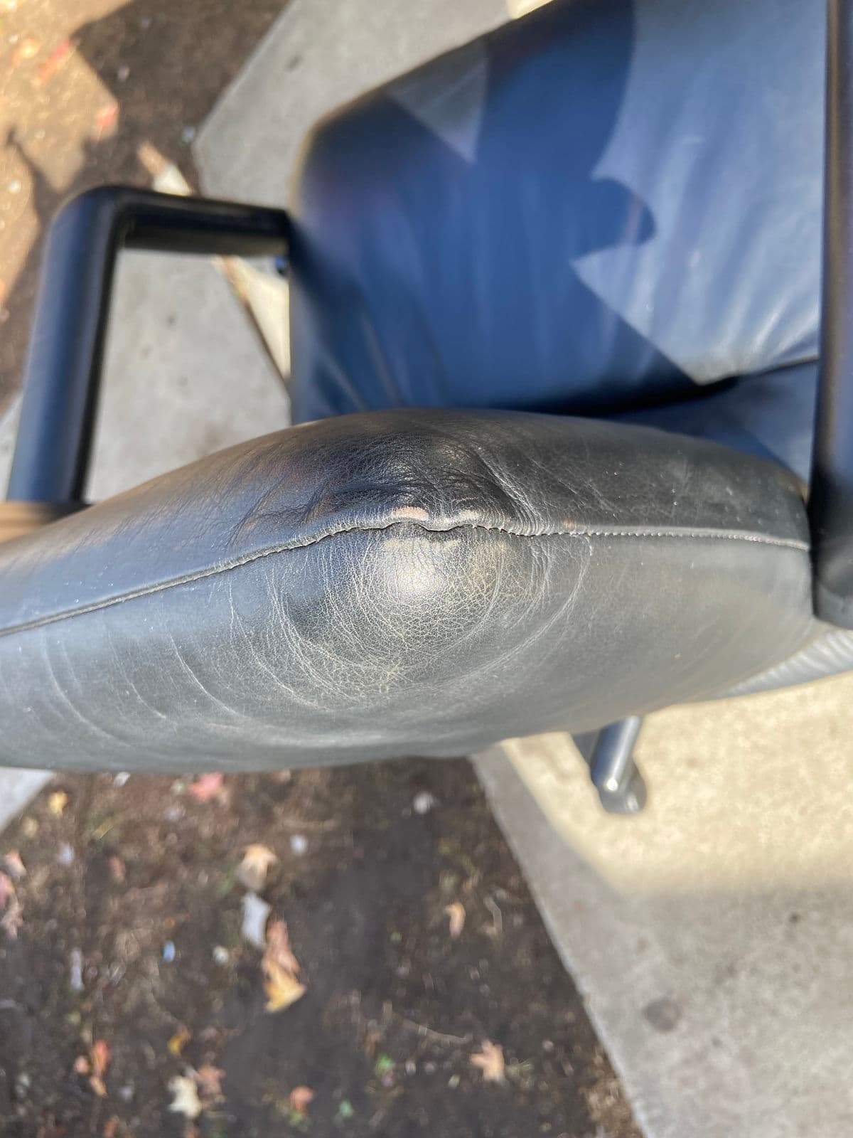 Mario Bellini Vintage Leather Swivel Chair for Vitra - Thumbnail 5