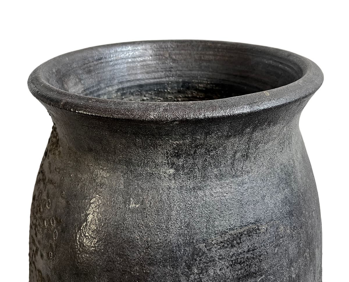 Mundra Black Earth Ware Pot - Thumbnail 6