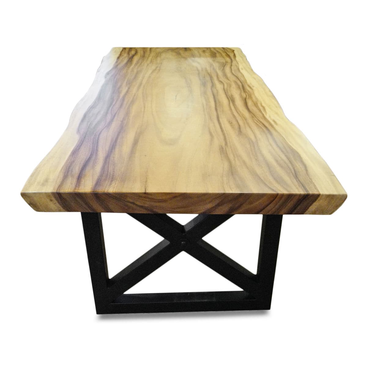 Monkey Pod Slab Dining Table - Thumbnail 6
