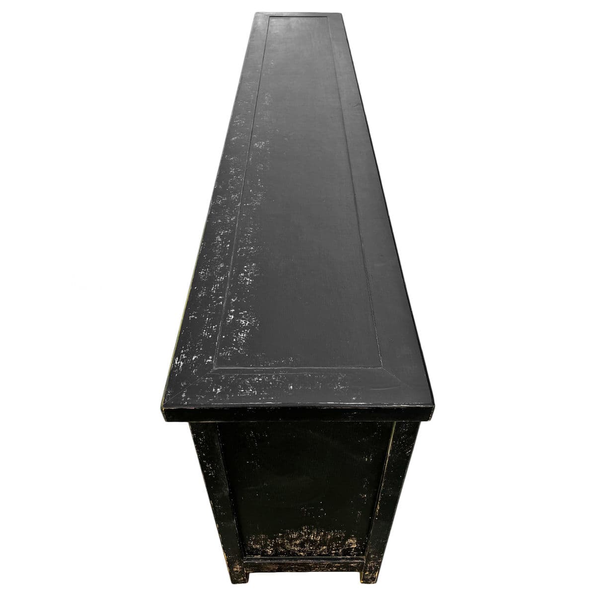 Black Large Lattice 4-Door Sideboard - Thumbnail 6