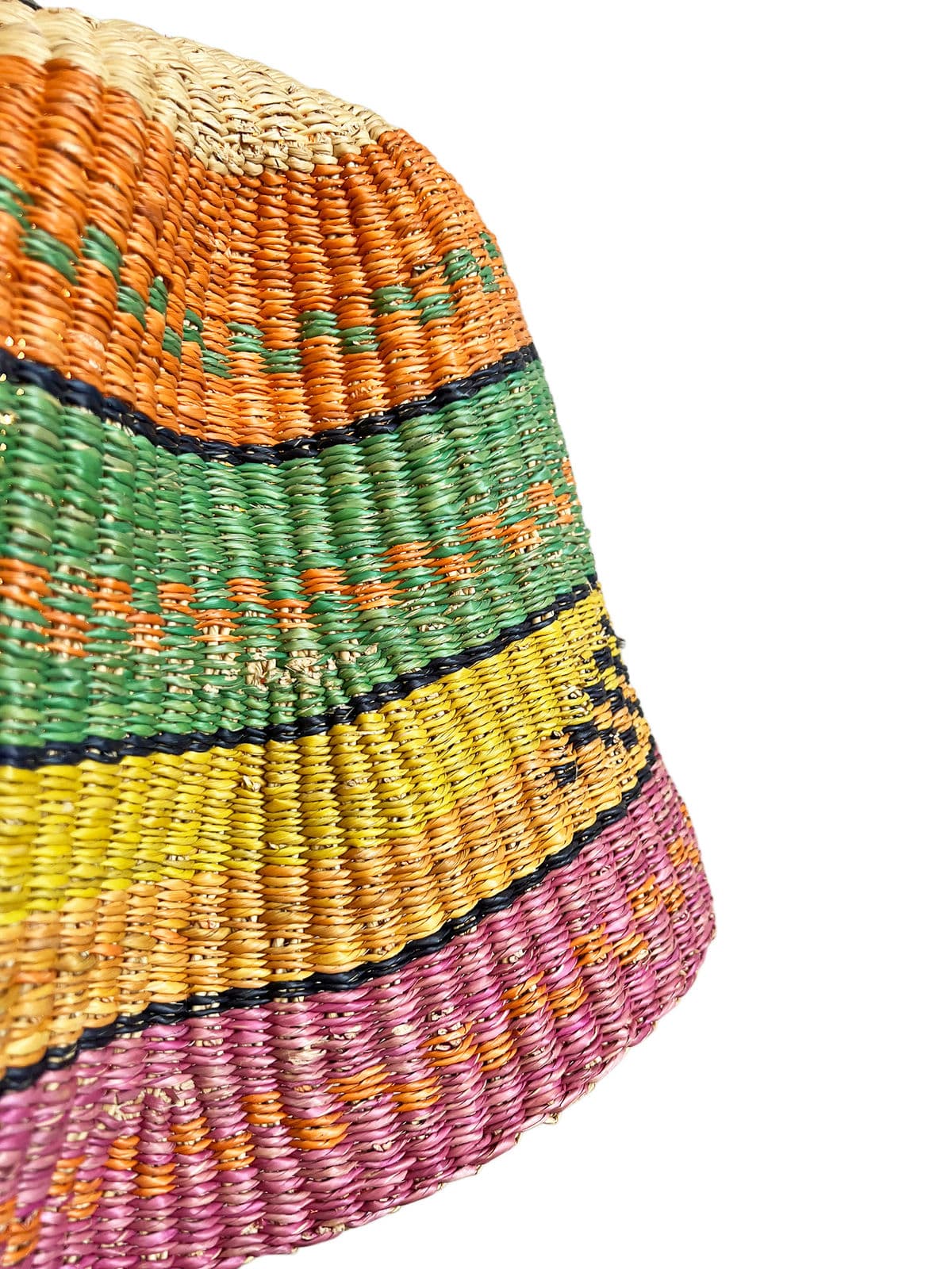 Bolga Wave Basket Light Pendant - Thumbnail 6