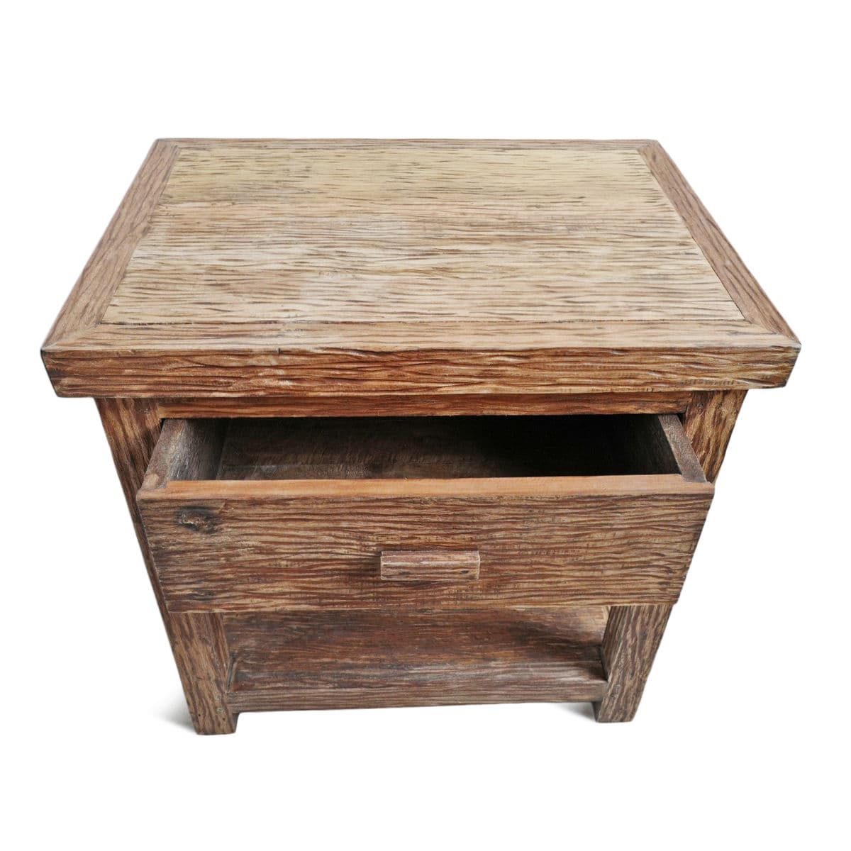 Rustic Deep Grain Bedside Table - Thumbnail 6