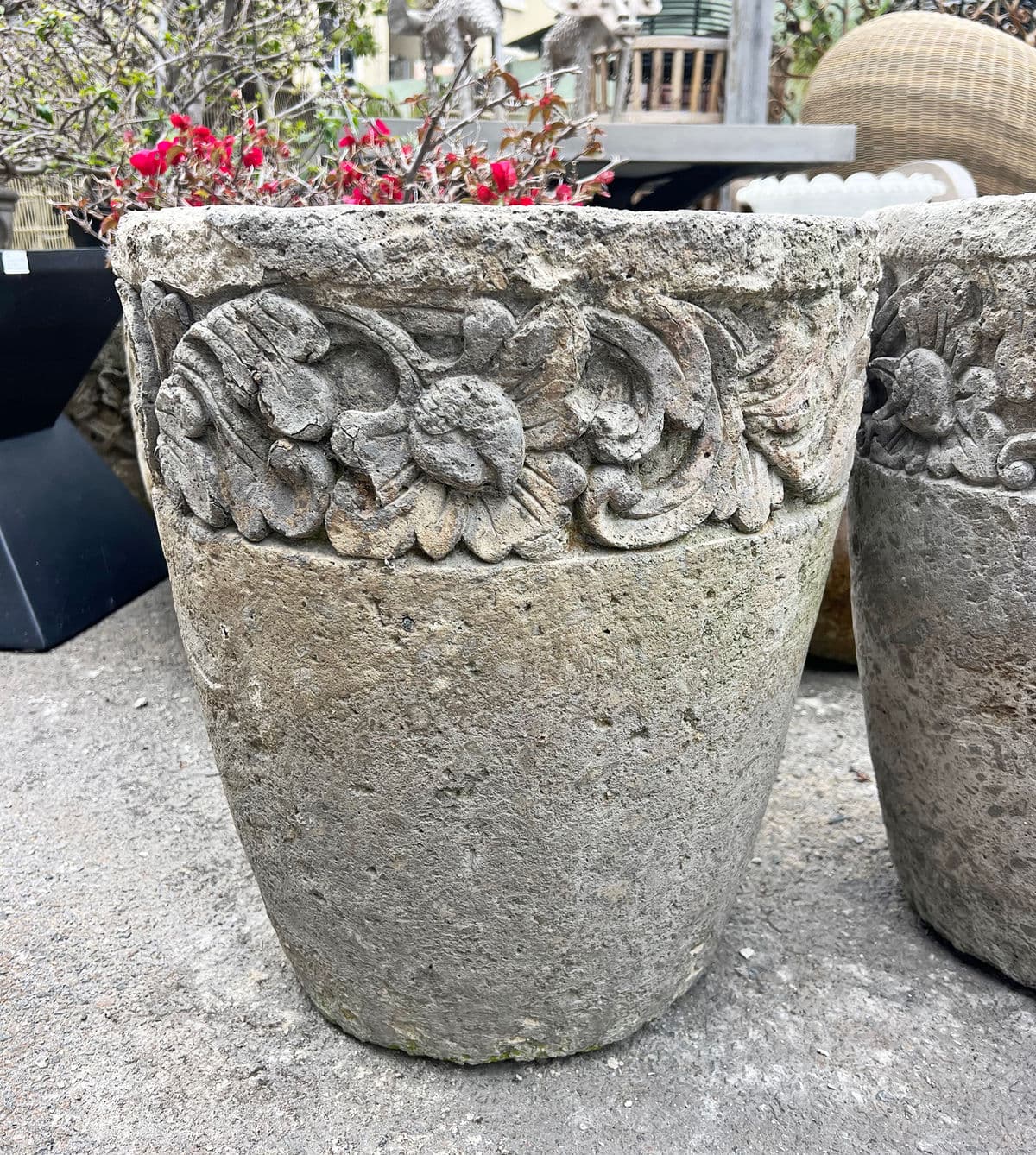 Vintage Java Cement Planter - Thumbnail 6