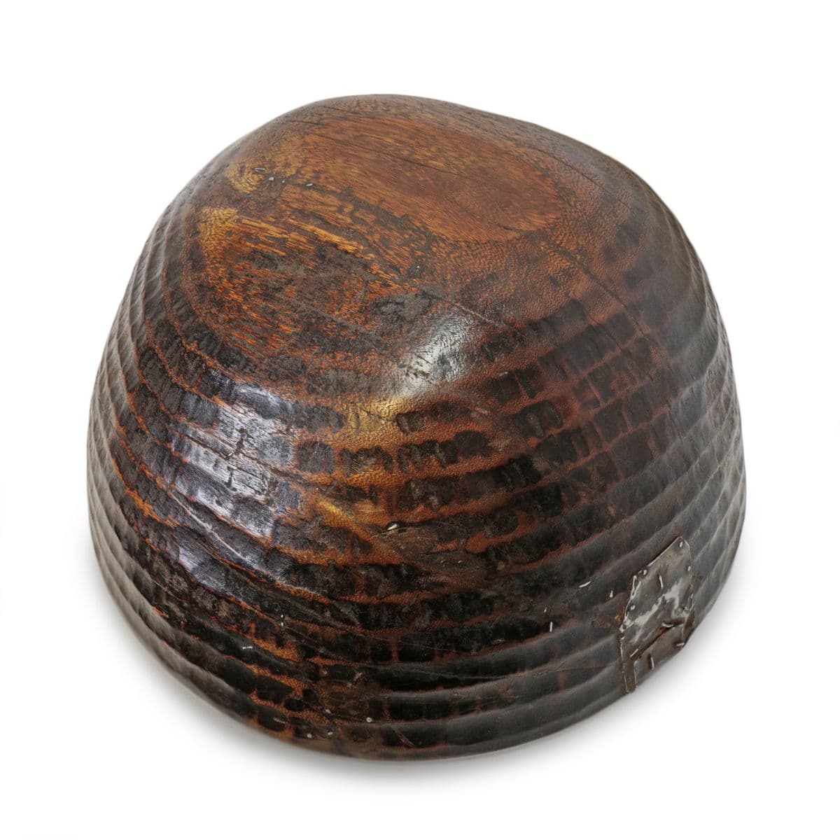 Large Vintage Fulani Wood Bowl - Thumbnail 6