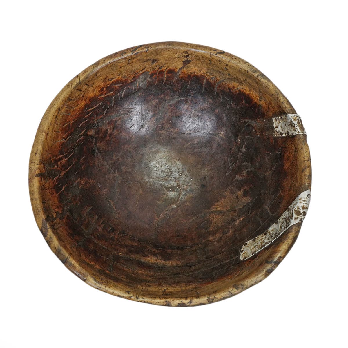 Large Vintage Fulani Wood Bowl - Thumbnail 7