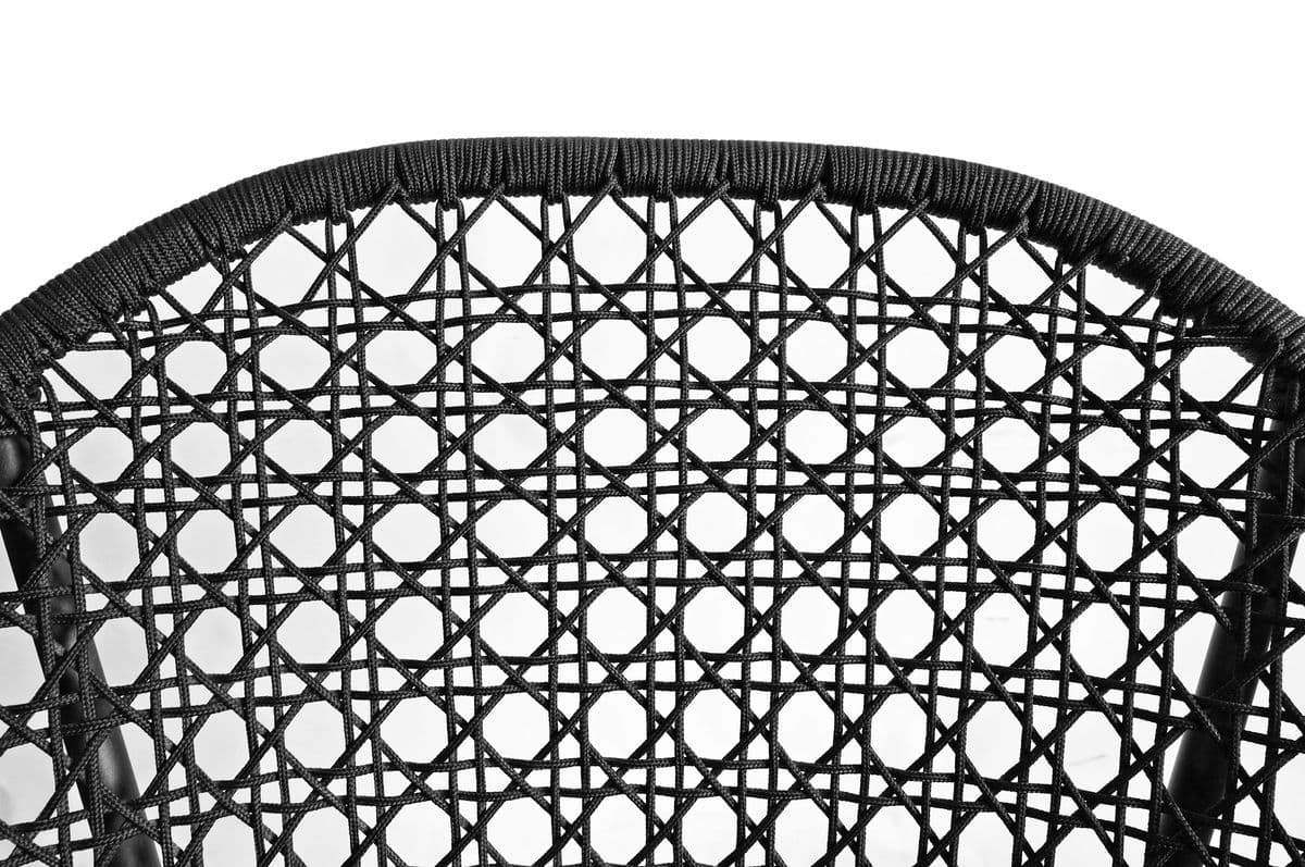 Outdoor Mod Black Cord Rocking Chair - Thumbnail 7