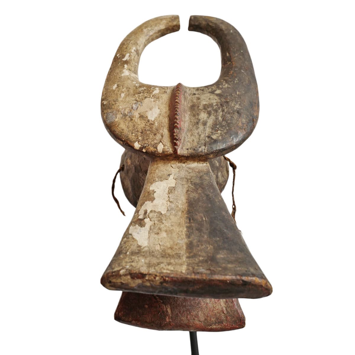 Chamba Mangam Buffalo Mask on Stand - Thumbnail 7