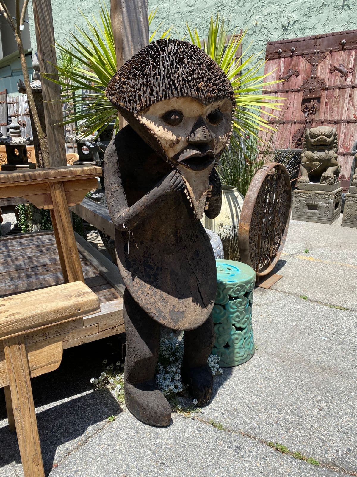 Vintage Mambila Tadep Statue - Thumbnail 7