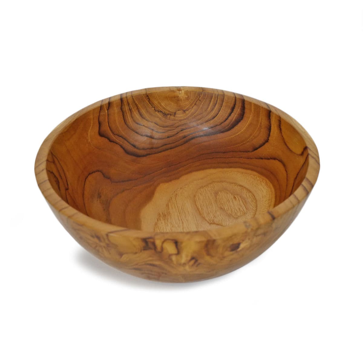 Simple Teak Wood Bowl - Thumbnail 7