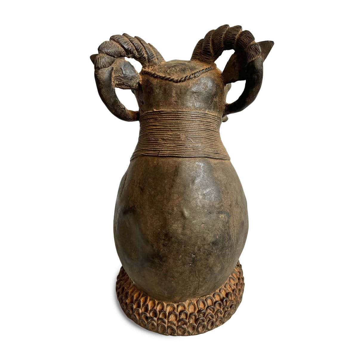 Bronze Benin Ram Head - Thumbnail 7