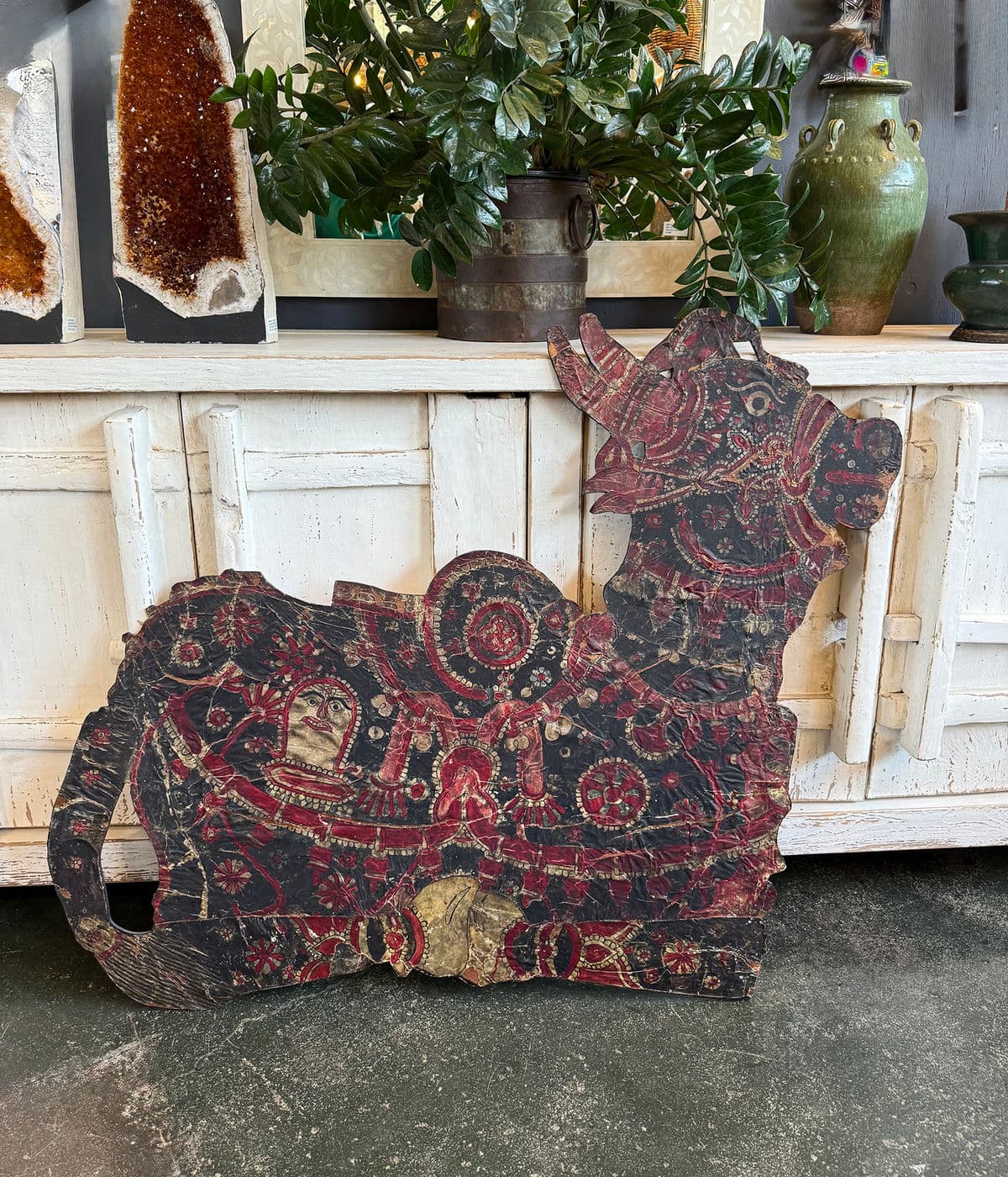 Antique Nandi Bull Wall Art - Thumbnail 7