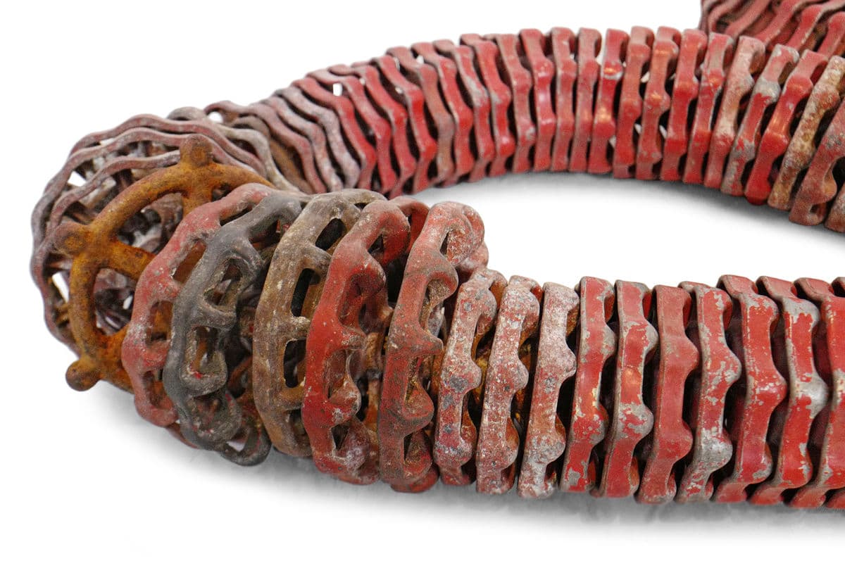 Vintage Red Iron Faucet Handle Grouping - Thumbnail 7