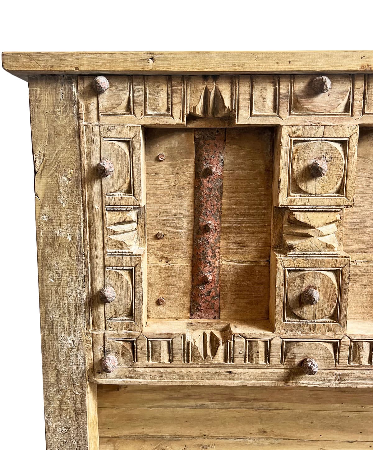 Old Door Console with Shelf - Thumbnail 7