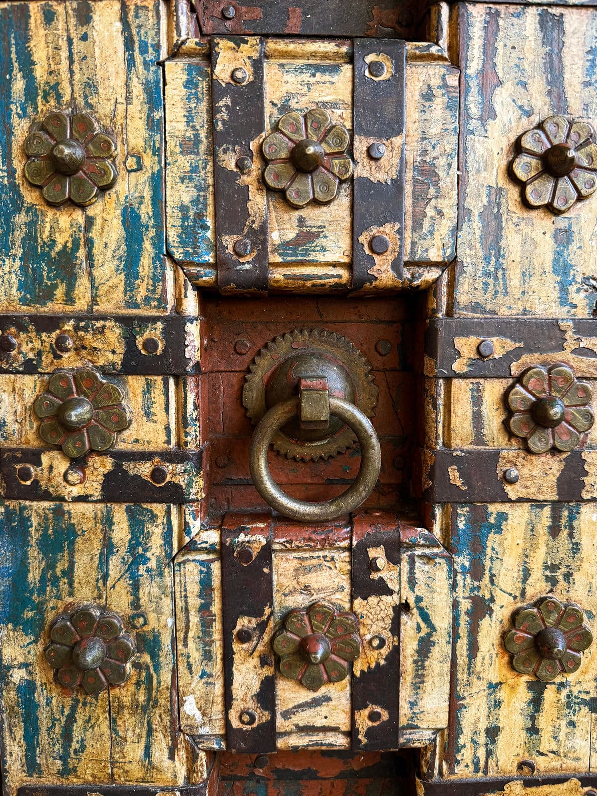 Old Painted Indian Doors - Thumbnail 7