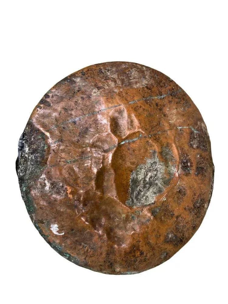 Large Egyptian Vintage Copper Hand Crafted Water Vessel - Mid 20th Century - Thumbnail 7