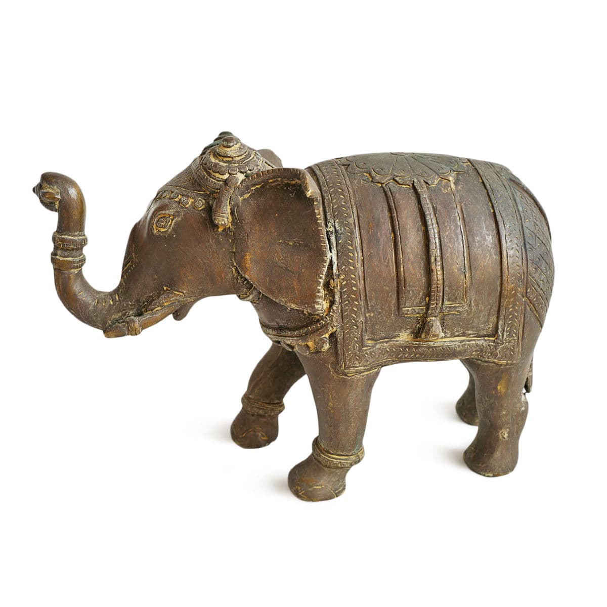 Antique Bronze Elephant Bookend - Thumbnail 7