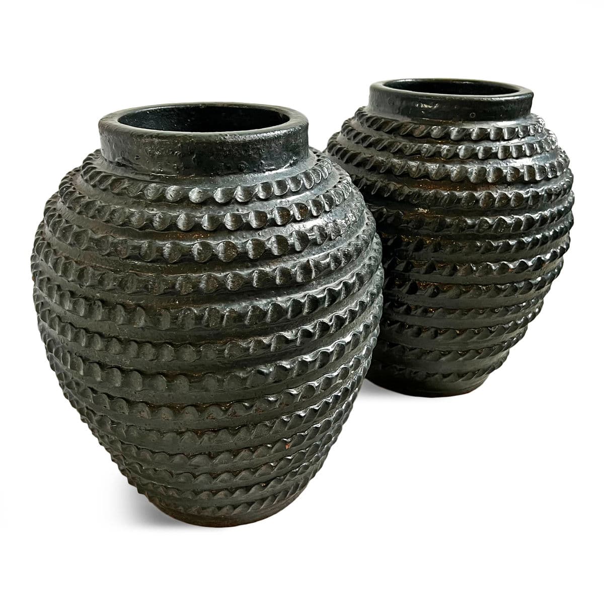 Antique Java Ceramic Vase - Thumbnail 7