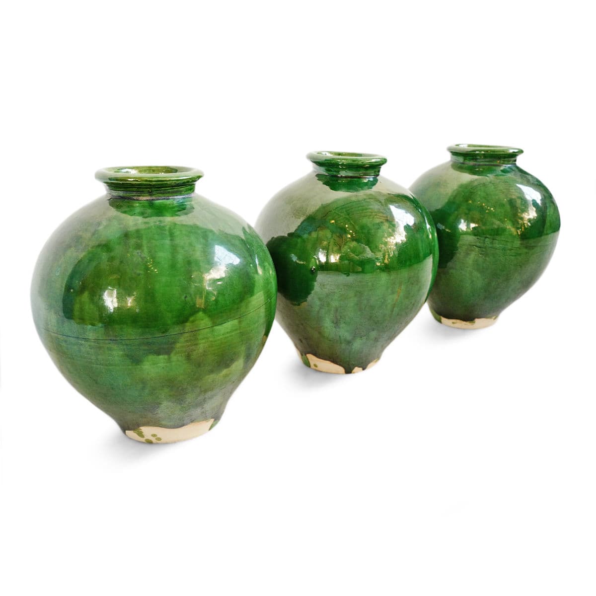 Vintage Ceramic Green Beijing Pot - Thumbnail 7
