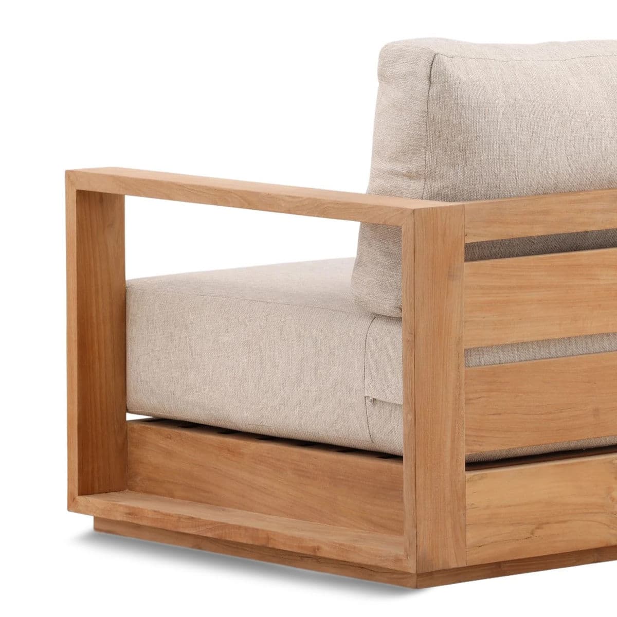 Calusa Outdoor Teak Club Chair - Thumbnail 7