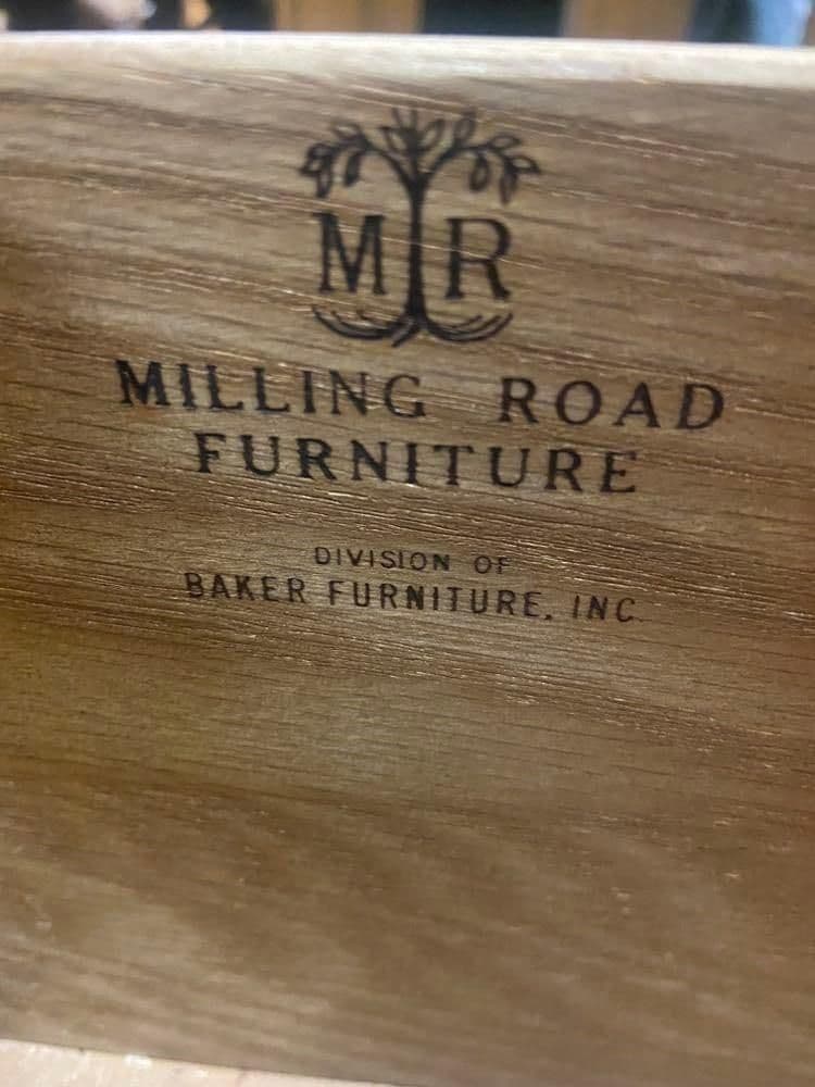 Baker Furniture Cherry Wood Armoire With Tooled Leather Drop Down Desk - Late 20th Century - Thumbnail 7