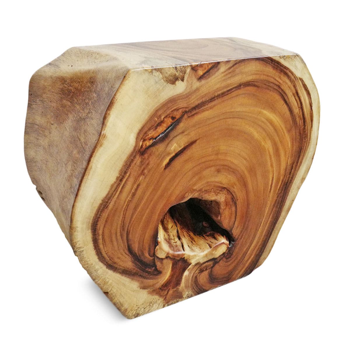 Organic Monkey Pod Side Table - Thumbnail 7