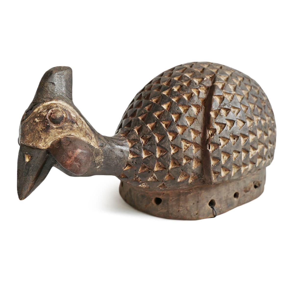 Burkina Faso Guinea Fowl Helmet Mask - Thumbnail 7