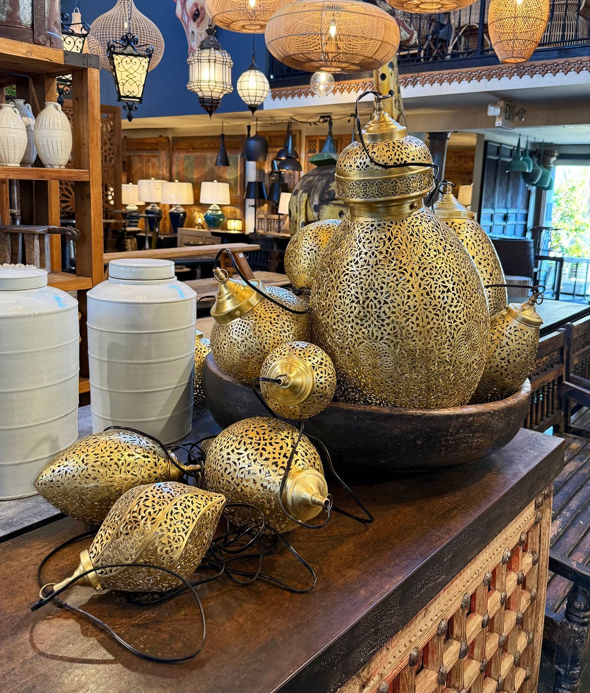 Brass Lela Small Pendant Light - Thumbnail 7