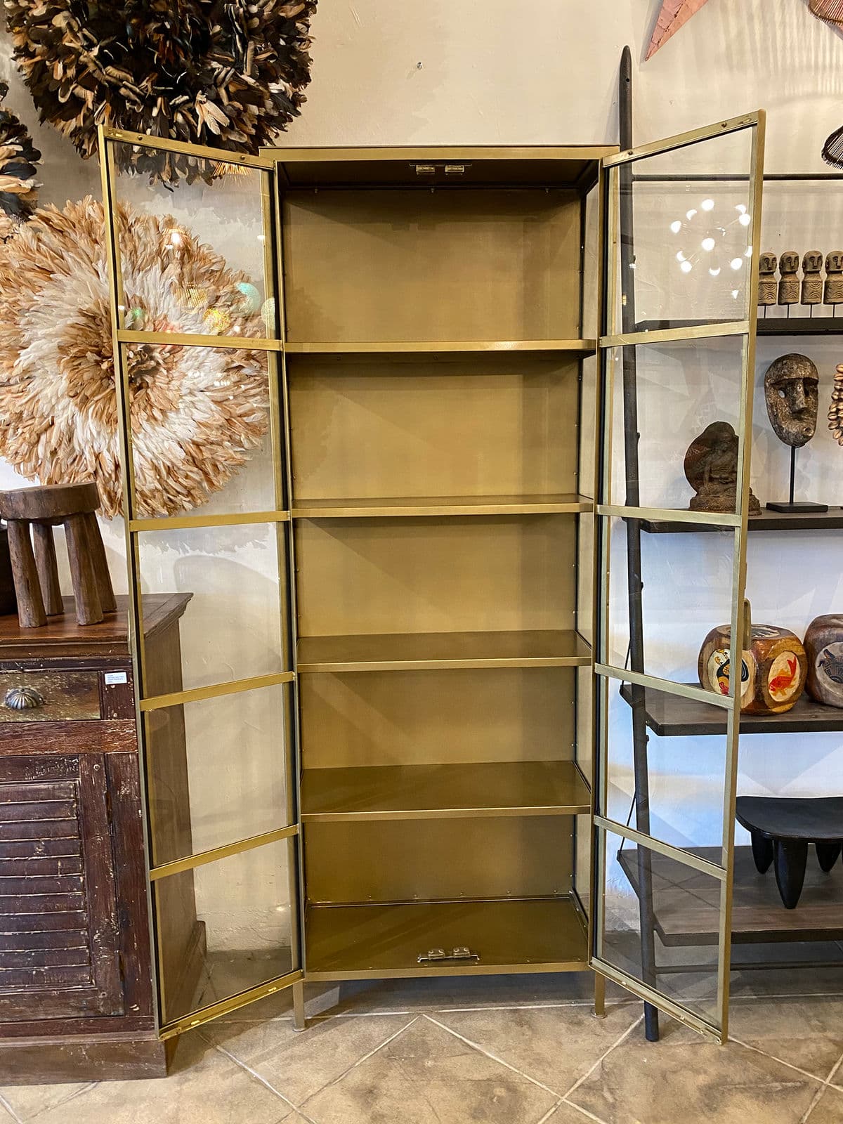 Brass Display Cabinet - Thumbnail 7