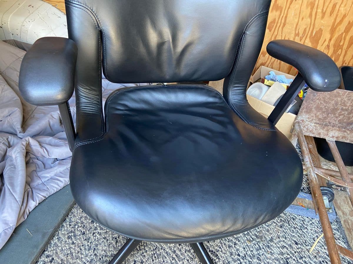 Vintage Herman Miller Equa Leather Office Chair - Thumbnail 6