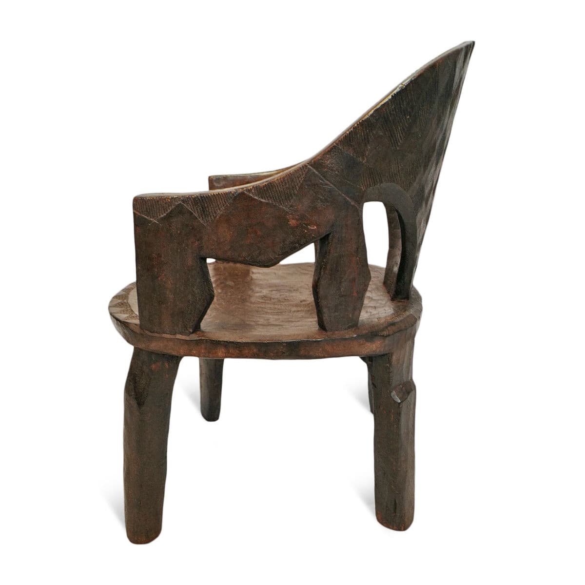 Vintage Guinea Village Chief Chair - Thumbnail 7