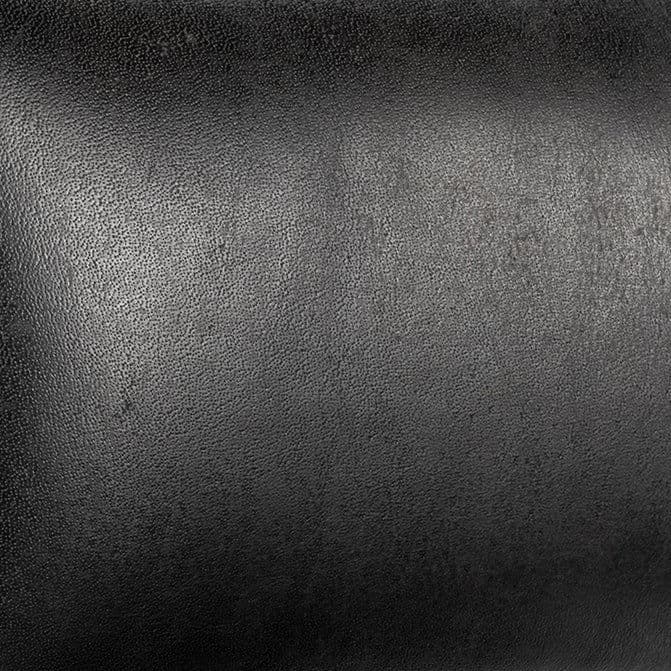 Black Leather & Bronze Counter Stool - Thumbnail 7